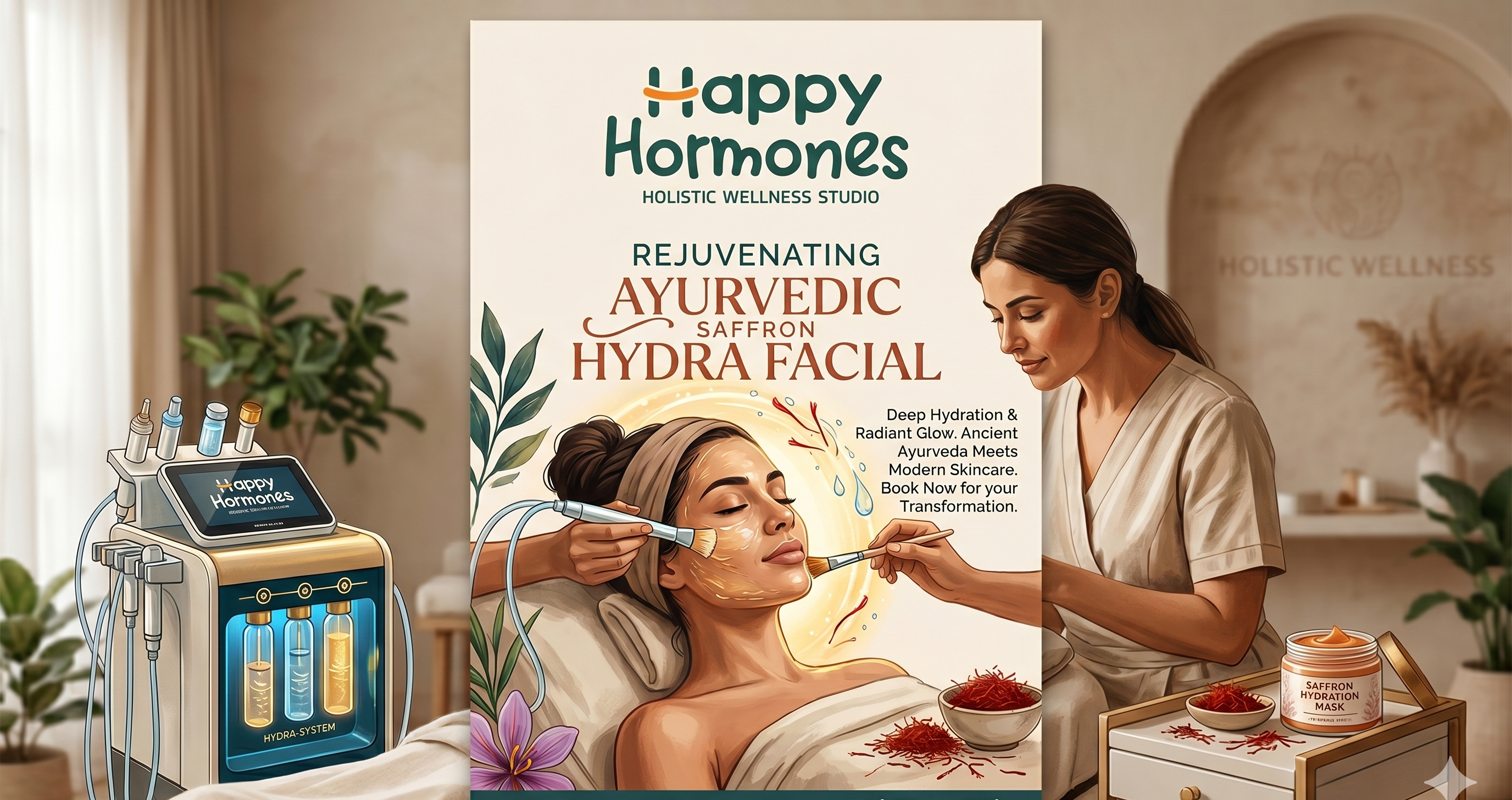 Saffron Hydra Facial @Just Rs. 1000/-